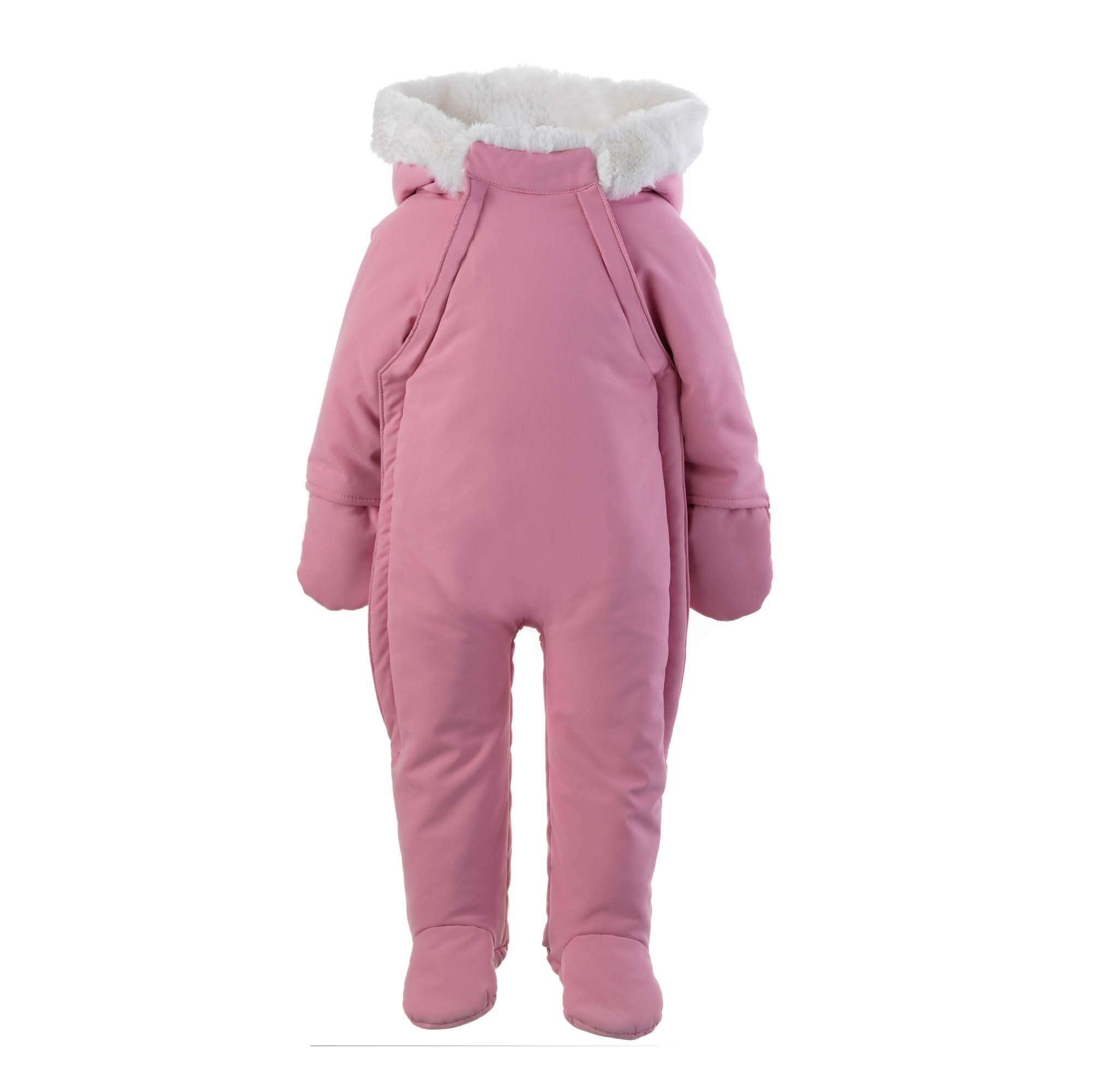 Embroidered Snowsuit Pink