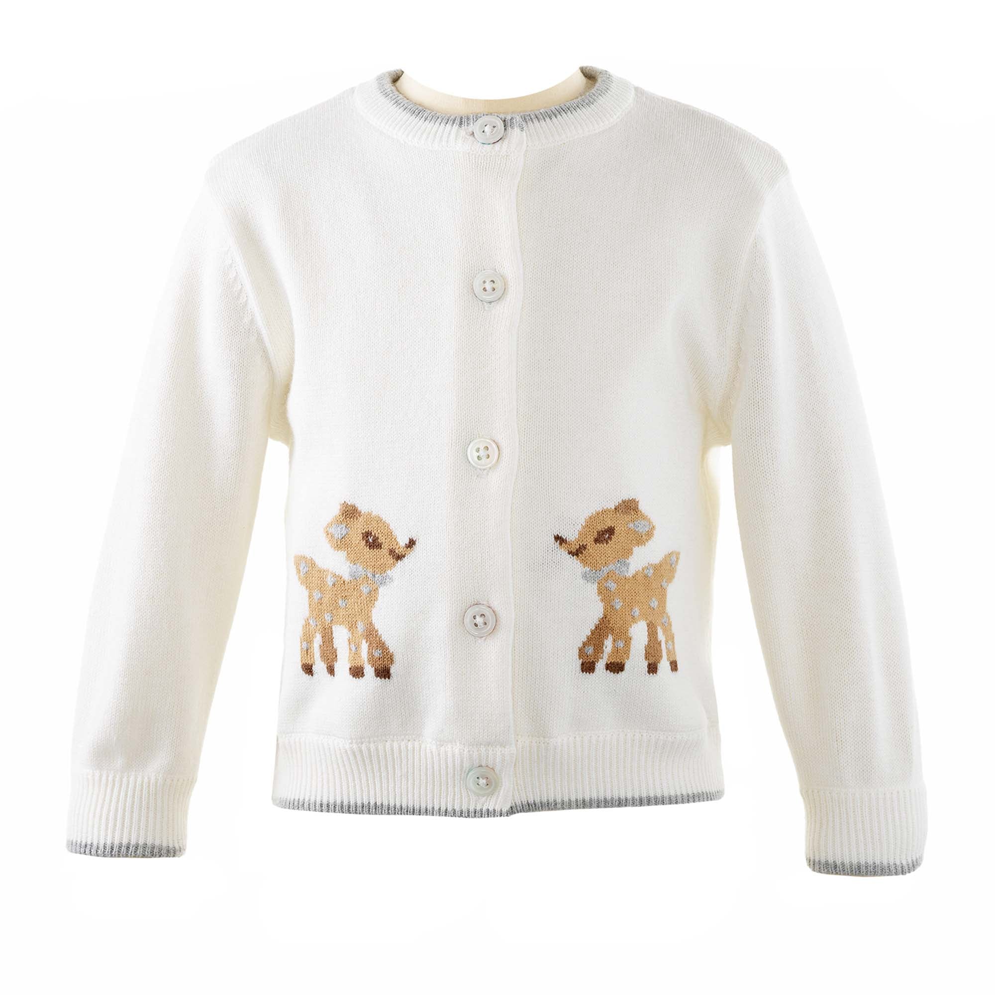 Baby Long-Sleeved T-Shirt Ivory Cotton Jersey