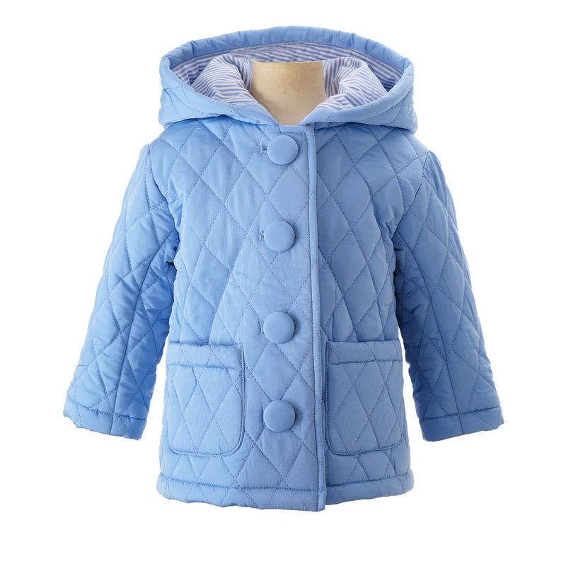 Blue Quilted Jacket