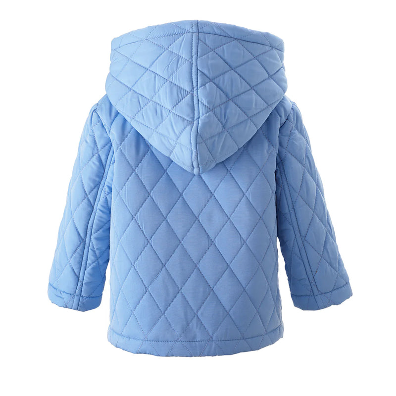 Blue Quilted Jacket