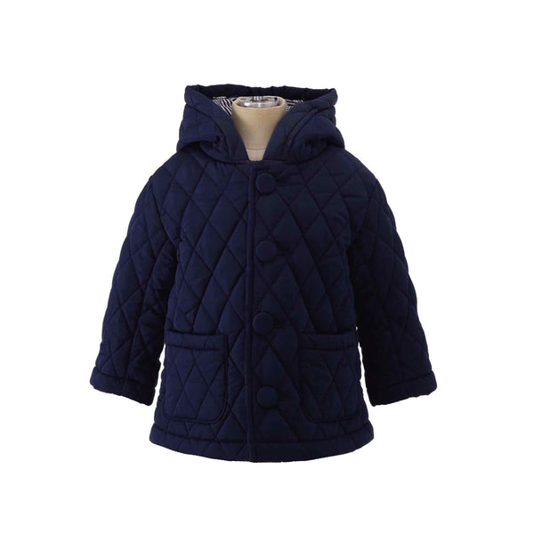 Navy Quilted Jacket Rachel Riley US