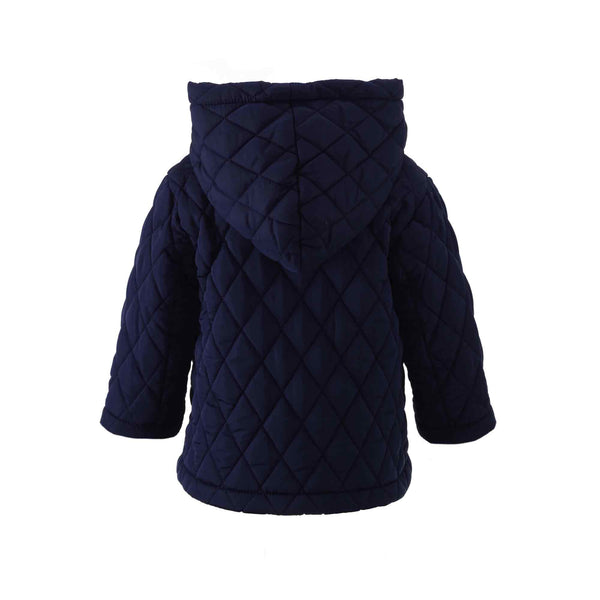 Navy Quilted Jacket Rachel Riley US