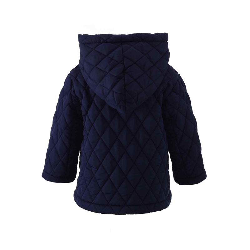 Navy Quilted Jacket Rachel Riley US