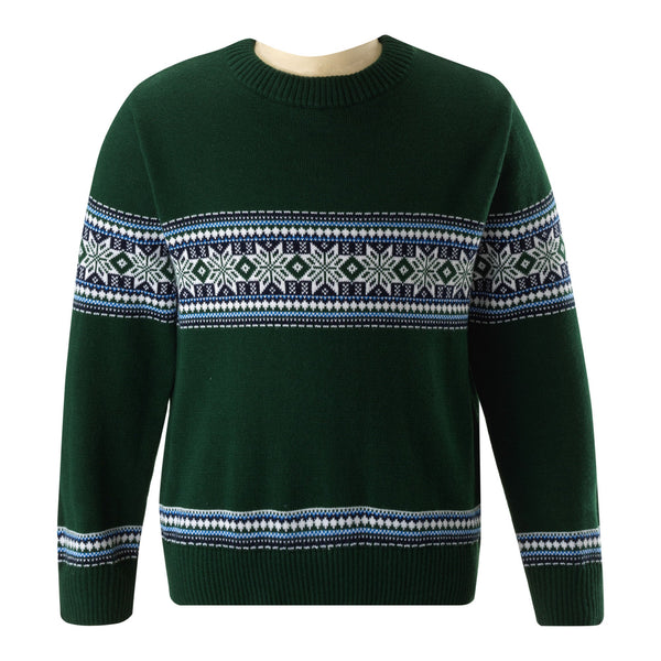 Fairisle Sweater, Green Rachel Riley US