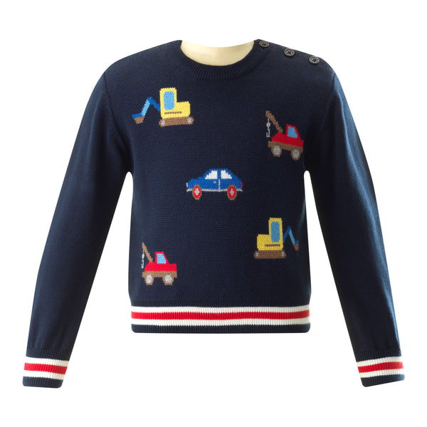 Motor Intarsia Sweater