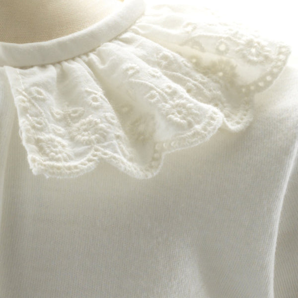 Broderie Collar Babygro Rachel Riley US