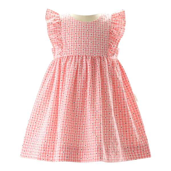 Gingham Daisy Dress and Hat Rachel Riley US