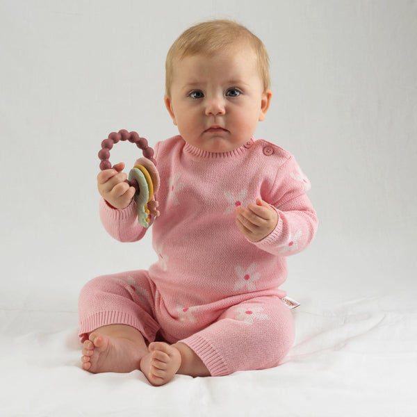 Daisy Knit Playsuit Rachel Riley US