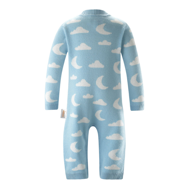 Cloud and Moon Knit Playsuit Rachel Riley US