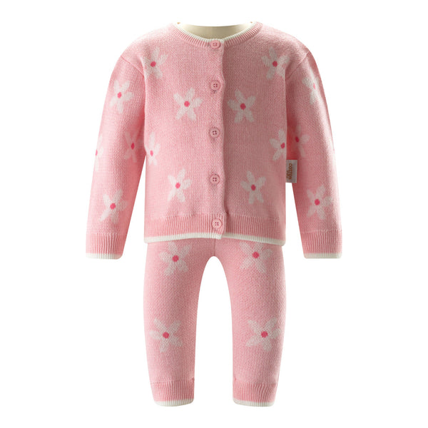 Daisy Knit Cardigan and Leggings Set Rachel Riley US
