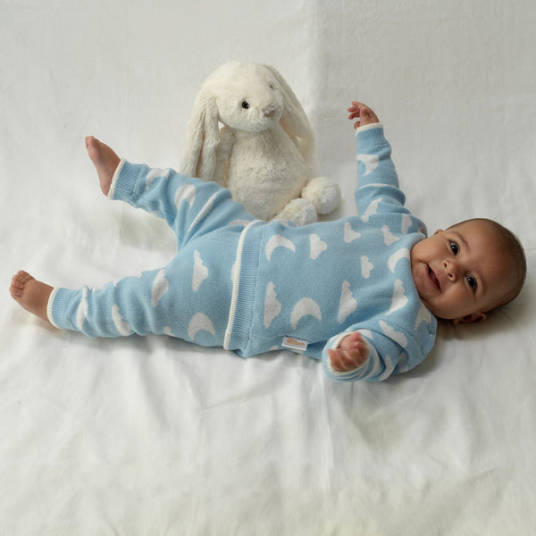 Cloud and Moon Knit Sweater and Leggings Set Rachel Riley US