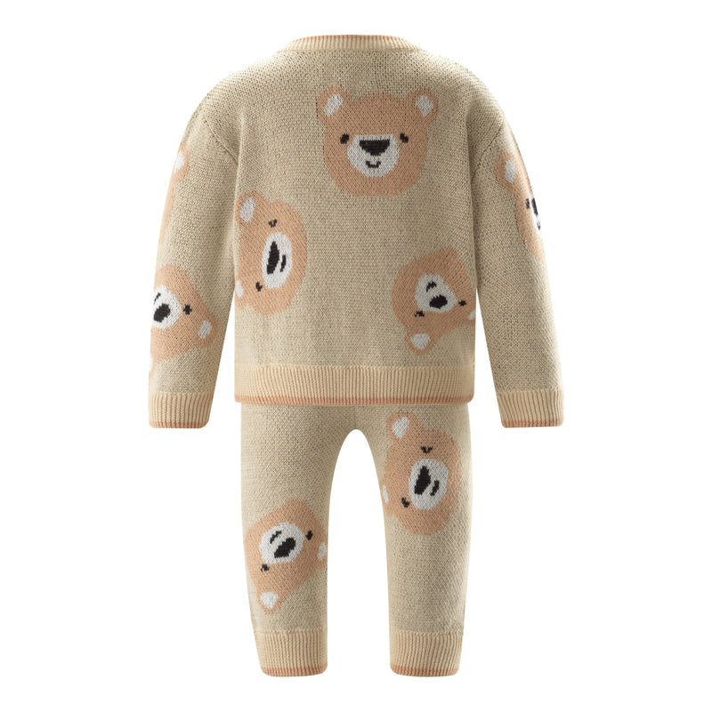 Teddy Knit Sweater and Leggings Set Rachel Riley US