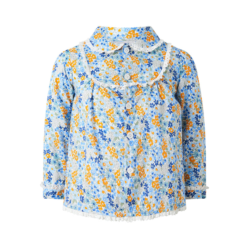 Floral Frill Blouse