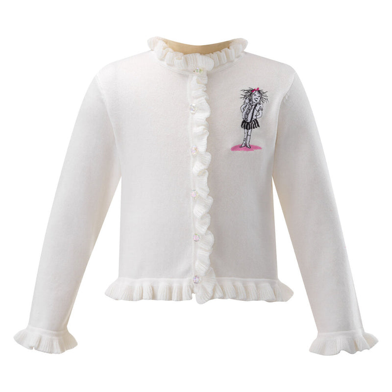 Eloise Embroidered Cardigan, Pink Rachel Riley US