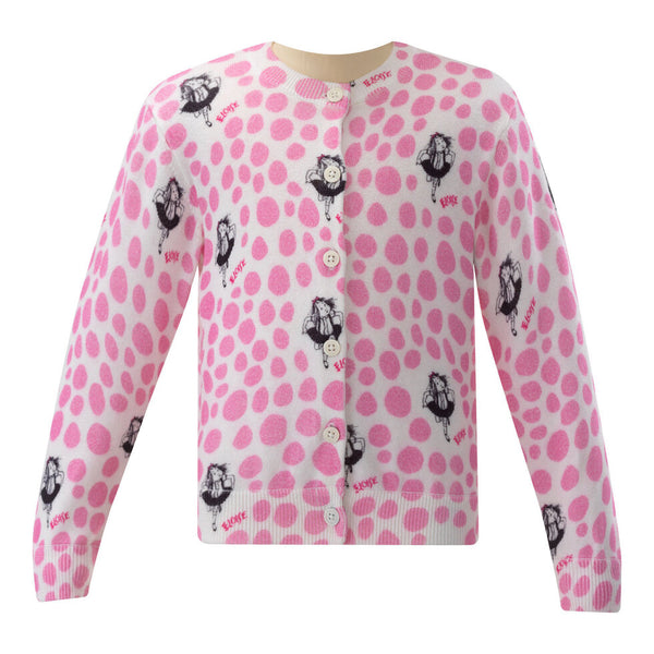 Eloise Polka  Dot Printed Cardigan