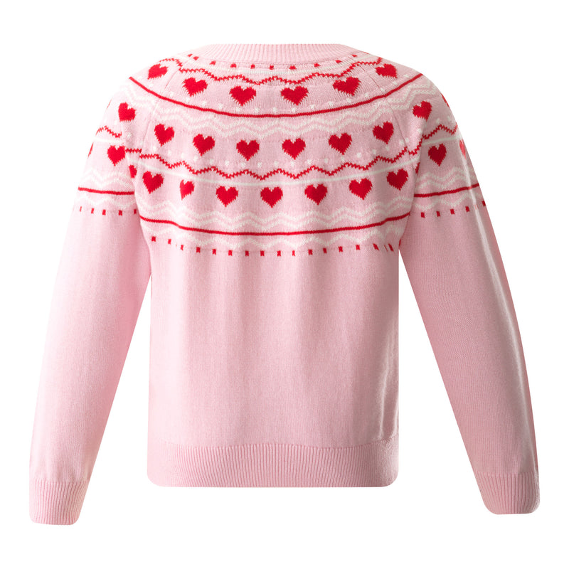 Heart Intarsia Cardigan Rachel Riley US