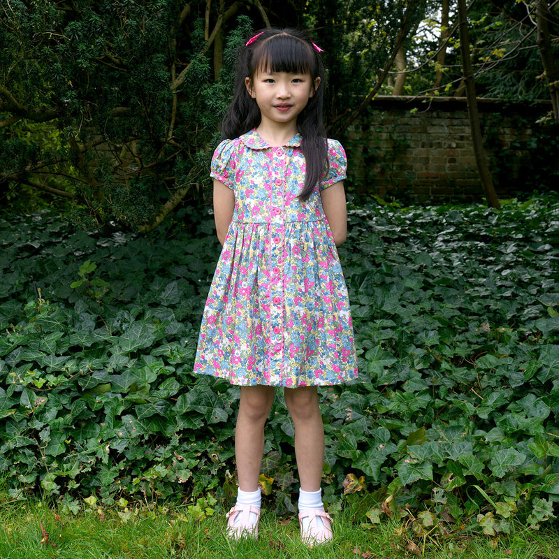 Peony Button-Front Dress