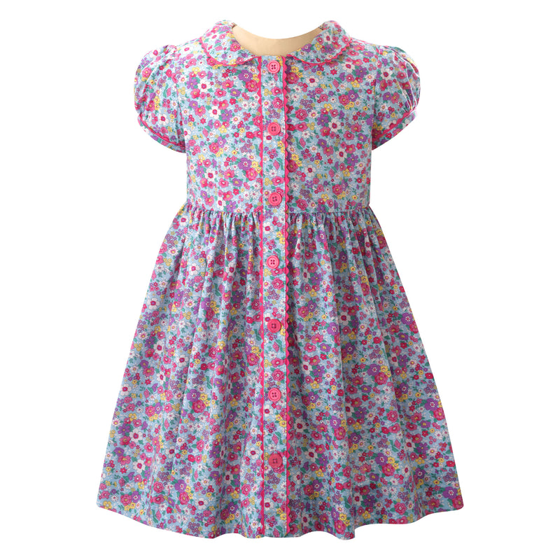 Candy Floral Button-Front Dress