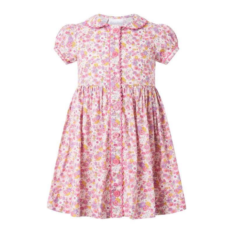 Candy Floral Button-front Dress Rachel Riley US