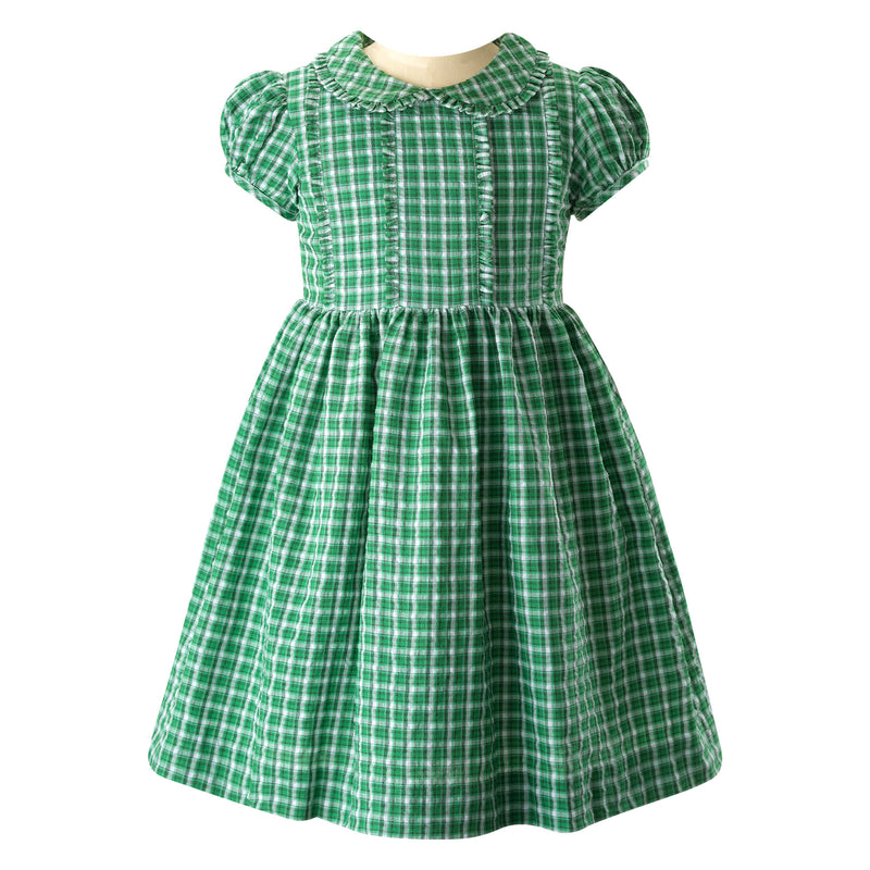 Check Frill Front Dress & Bloomers