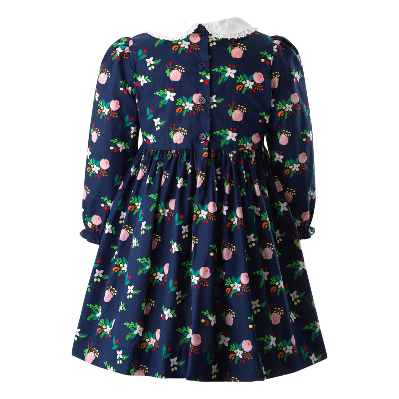 Peter Pan Collar Floral Dress