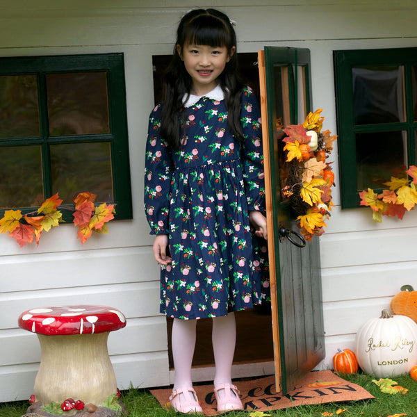 Peter Pan Collar Floral Dress