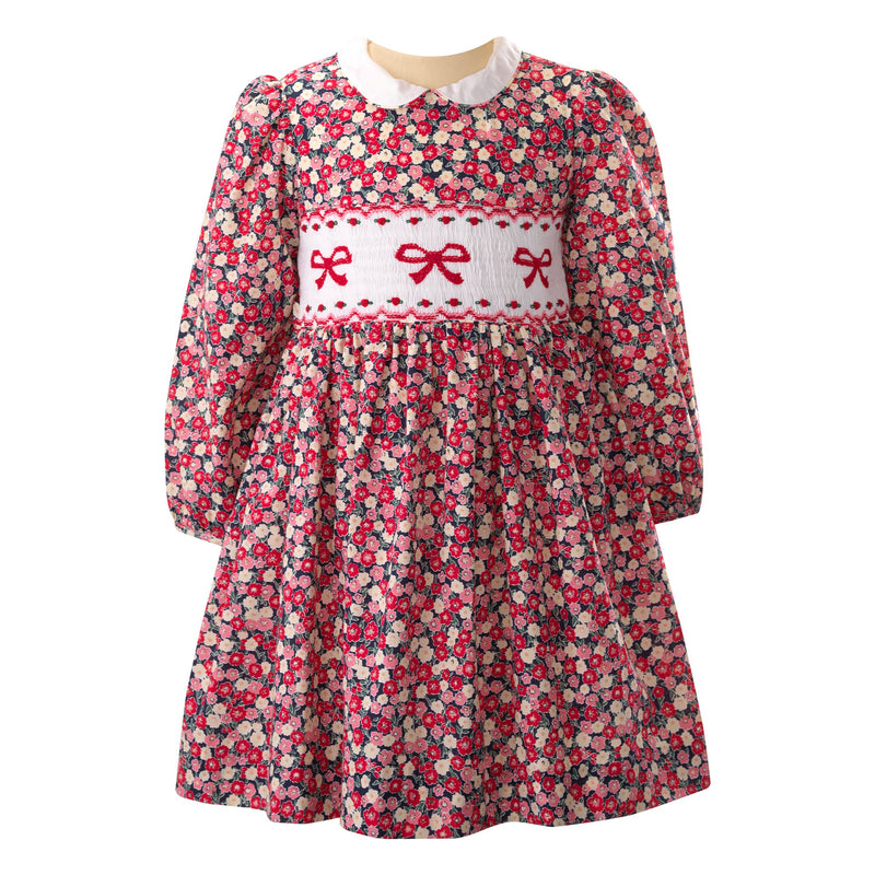 Bow Smocked Dress Rachel Riley US