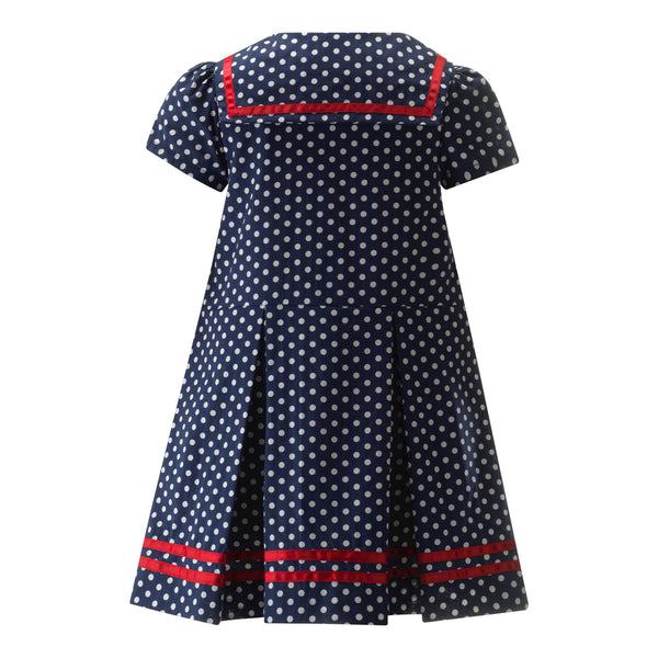 Polka Dot Sailor Dress Rachel Riley US