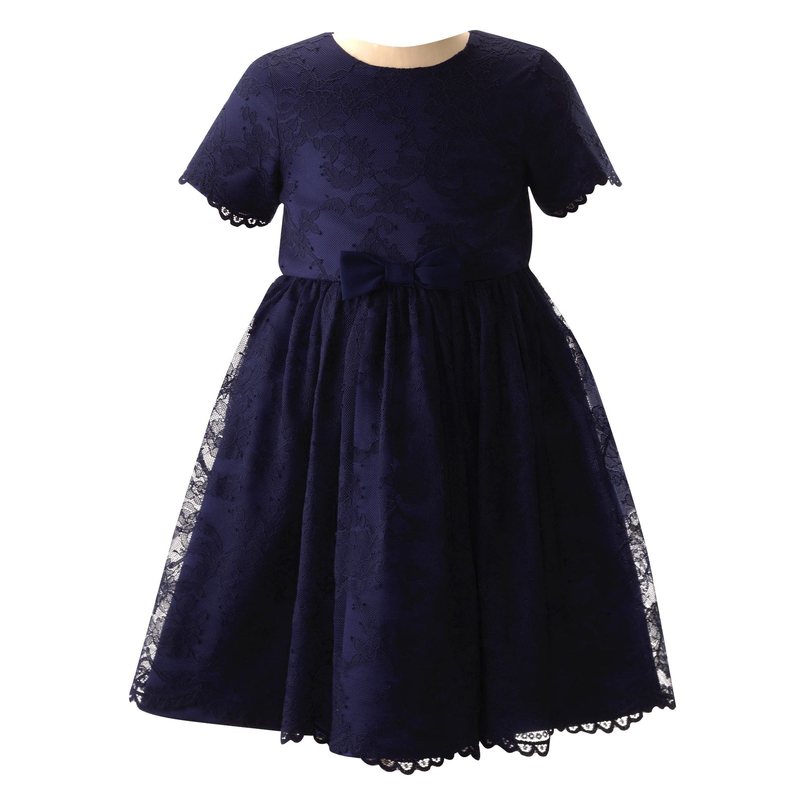 Navy lace party dress hot sale