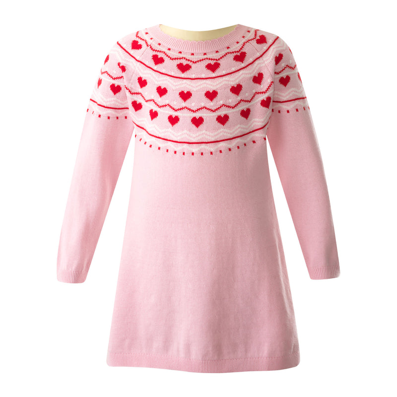 Heart Knit Dress Rachel Riley US