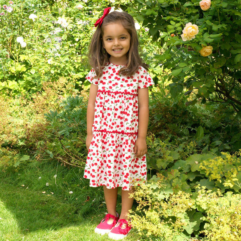 Cherry Tiered Dress