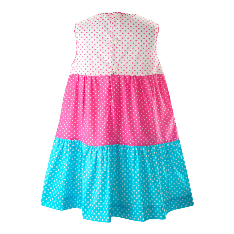 Polka Dot Tiered Dress Rachel Riley US