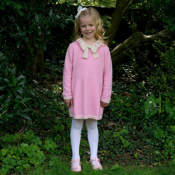 Pink Boucle Sparkle Tunic