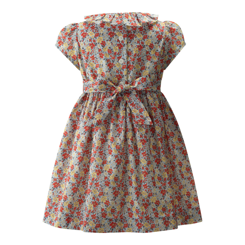 Ditsy Meadow Frill Collar Dress