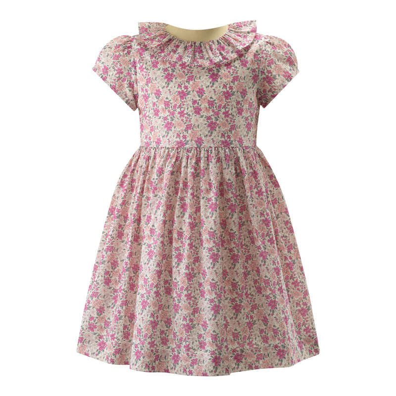 Ditsy Floral Frill Collar Dress