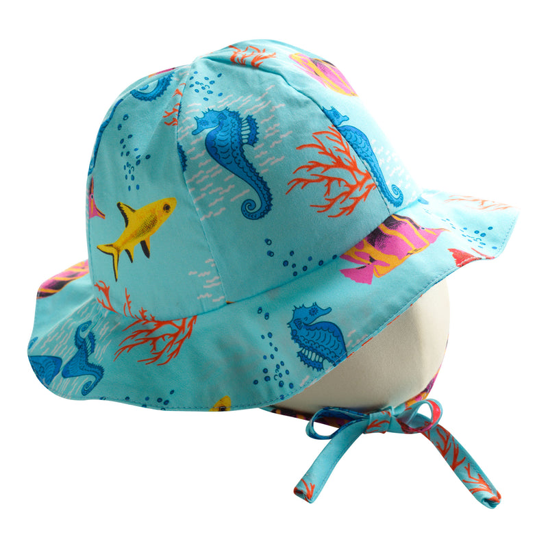 Baby Boy Coral Reef Sun Hat Rachel Riley US