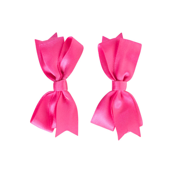 Bright Pink Hair Slides - 2 pack