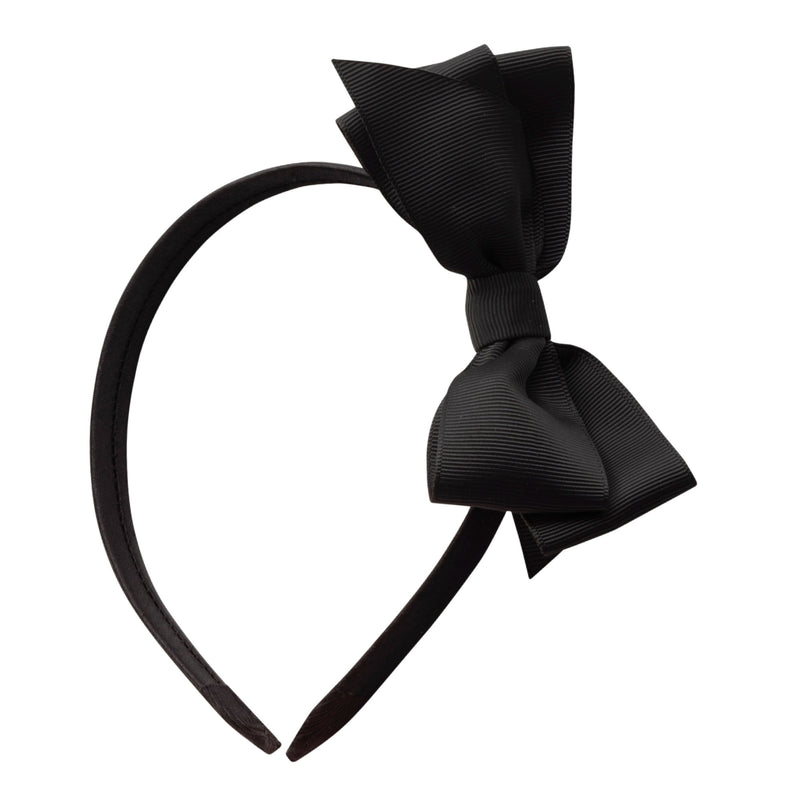 Grosgrain Ribbon Headband, Black