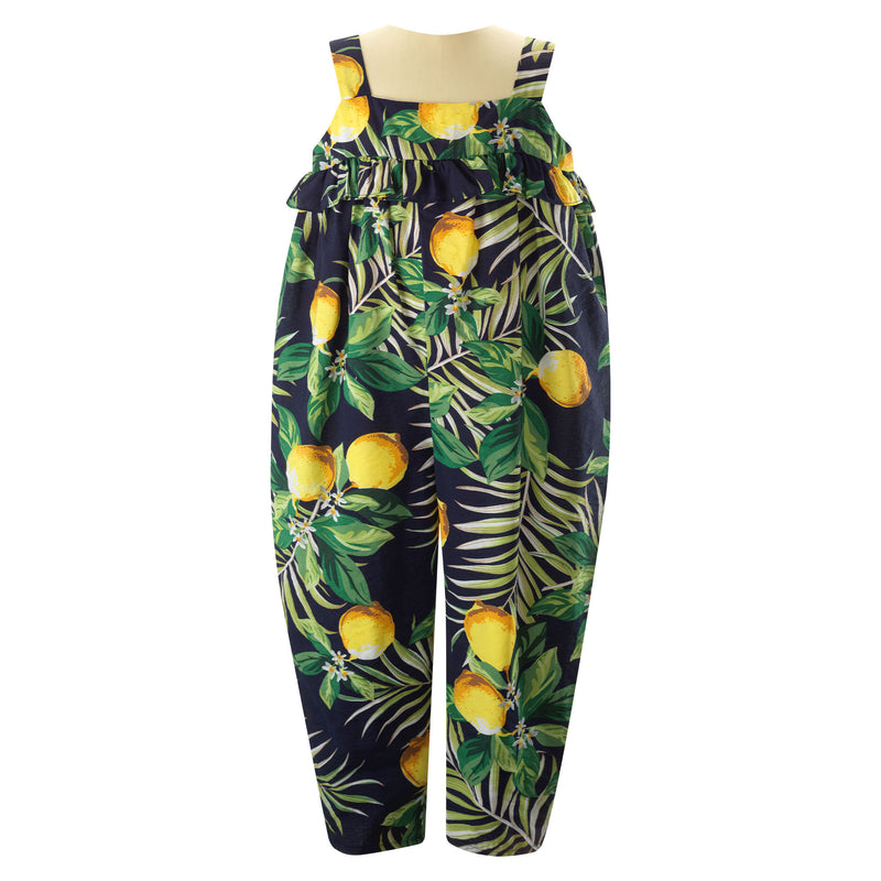 Lemon Ruffle Jumpsuit Rachel Riley US