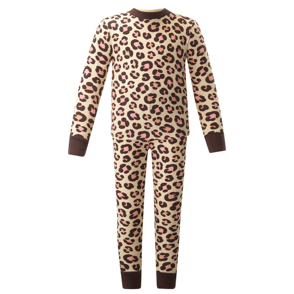 Leopard Jersey Pajamas