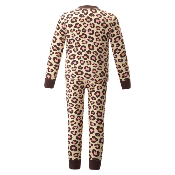 Leopard Jersey Pajamas