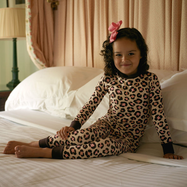 Leopard Jersey Pajamas