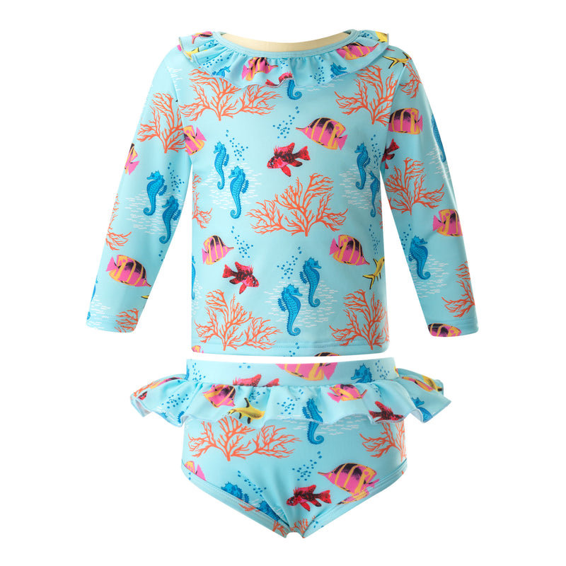 Coral Reef Rashguard Set Rachel Riley US