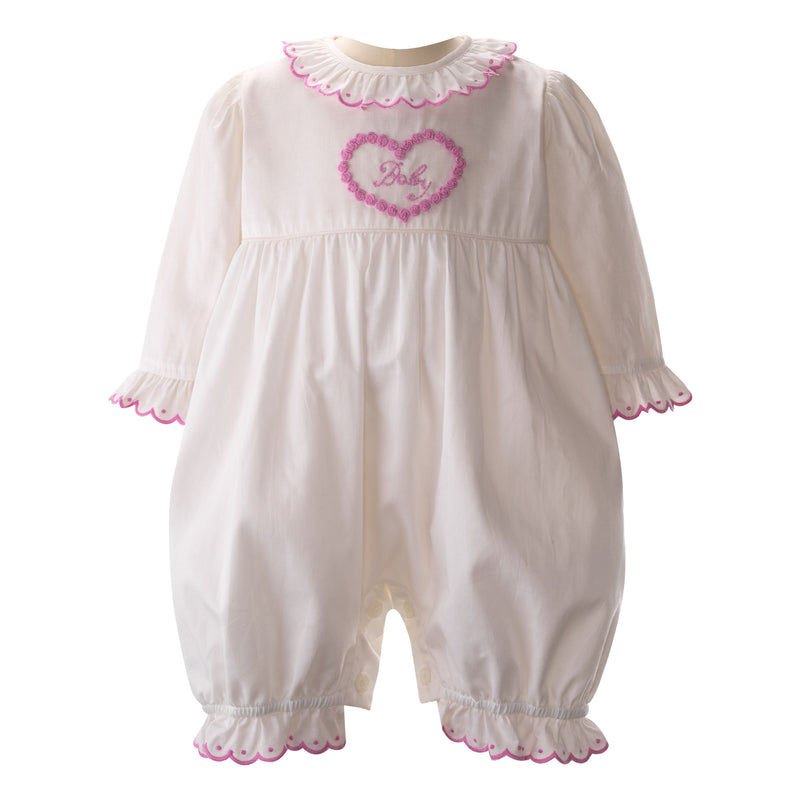 Baby Embroidered Babysuit Rachel Riley US