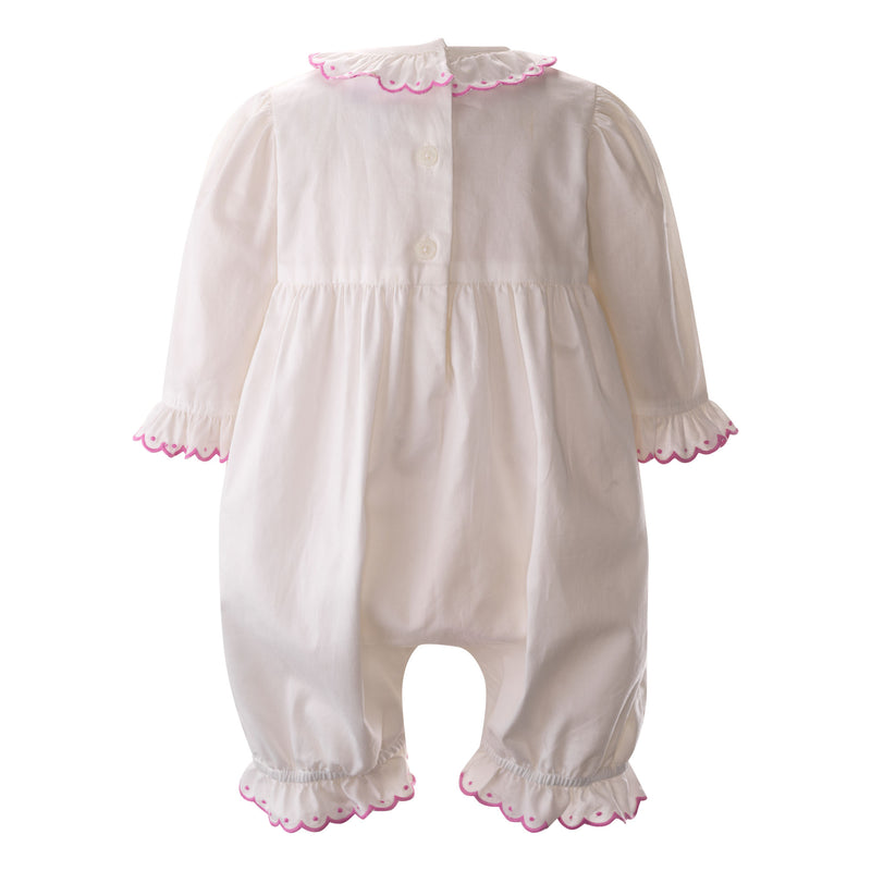 Baby Embroidered Babysuit Rachel Riley US