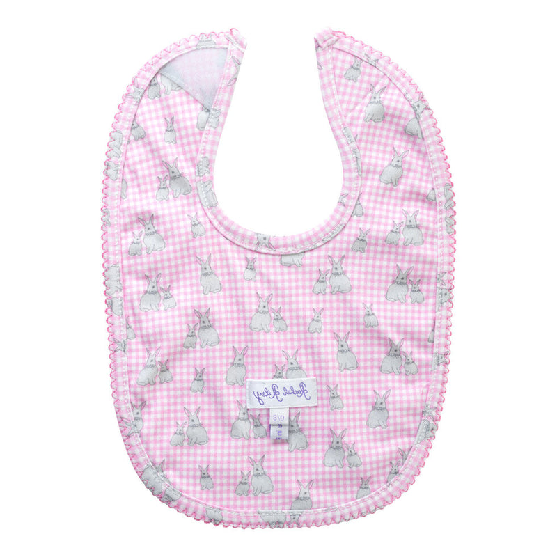 Gingham Bunny Bib Rachel Riley US