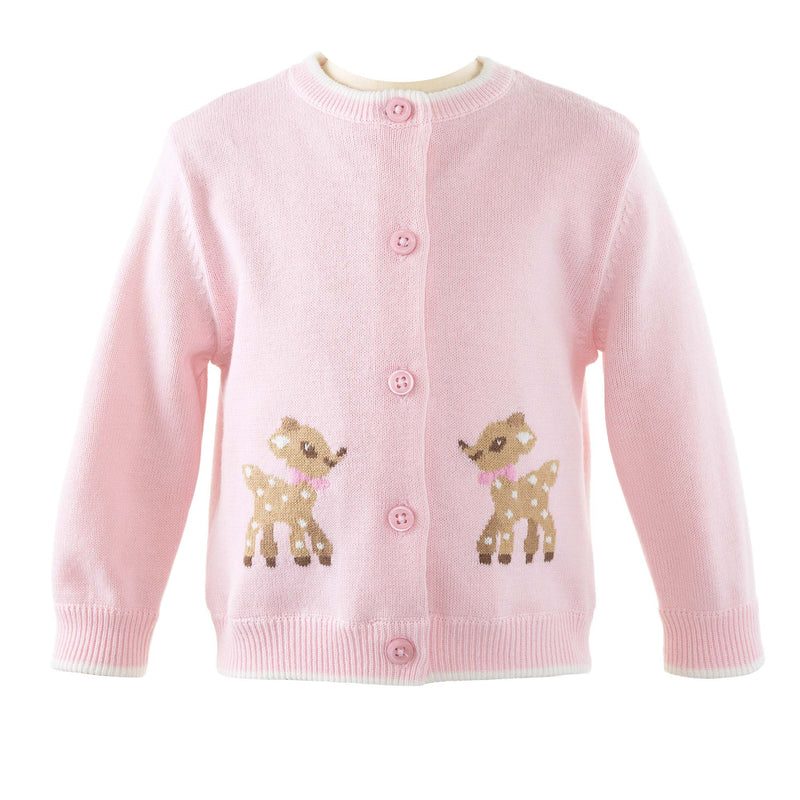 Pink Fawn Cardigan Rachel Riley US