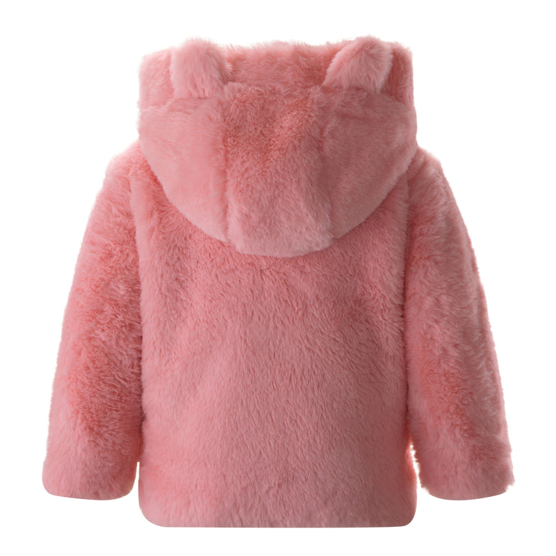 Pink Teddy Coat Rachel Riley US