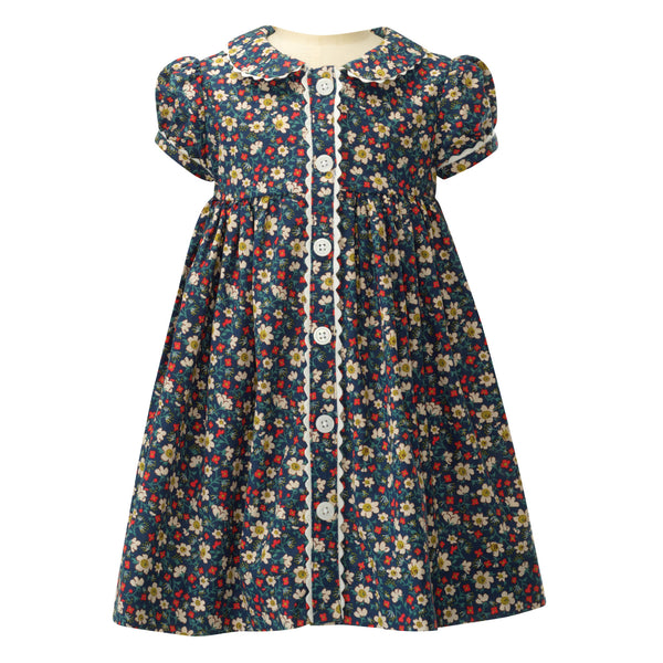 Poppy Button-Front Dress & Bloomers