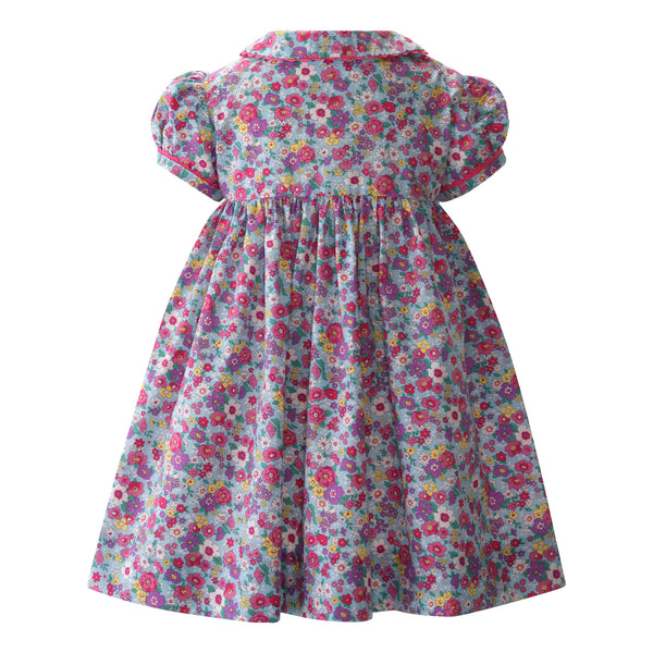 Candy Floral Button-Front Dress & Bloomers